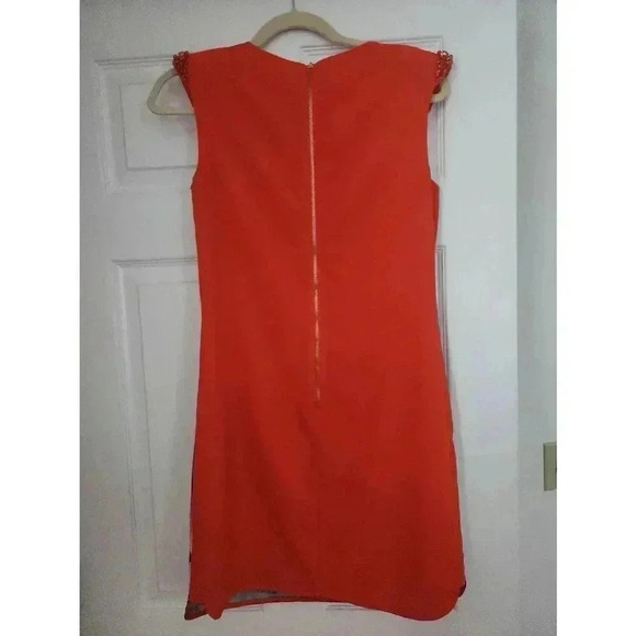 Ted Baker Redosie Rosie Print Dress Red - Picture 7 of 15